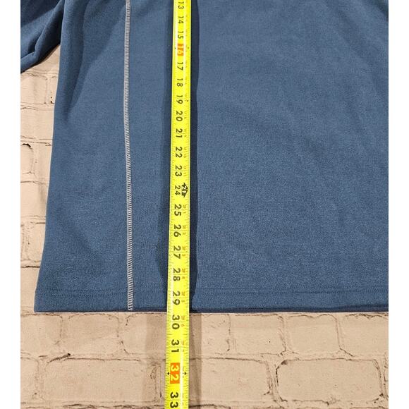 Under Armour GO DC SOUTH Fleece 1/4 Zip Pullover Cold Gear Blue MENS SZ XL - Picture 2 of 9